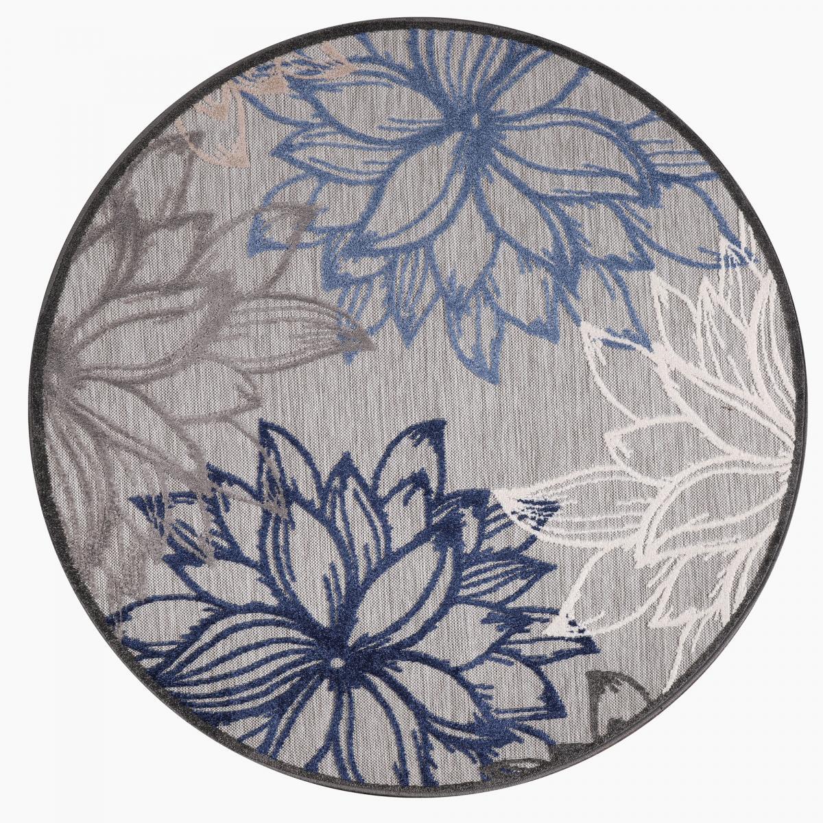 Tapis extérieur tissé kilim rectangle TUGE