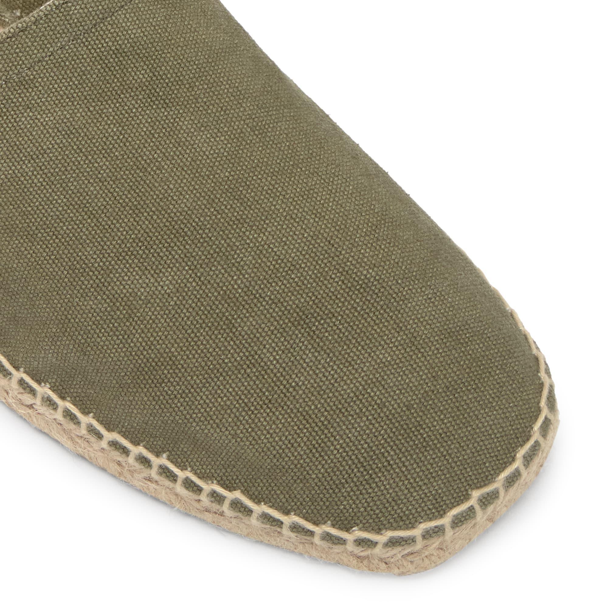 Icónica alpargata Pablo estilo camping en algodón orgánico lavado