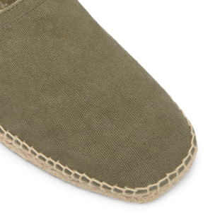 Icónica alpargata Pablo estilo camping en algodón orgánico lavado