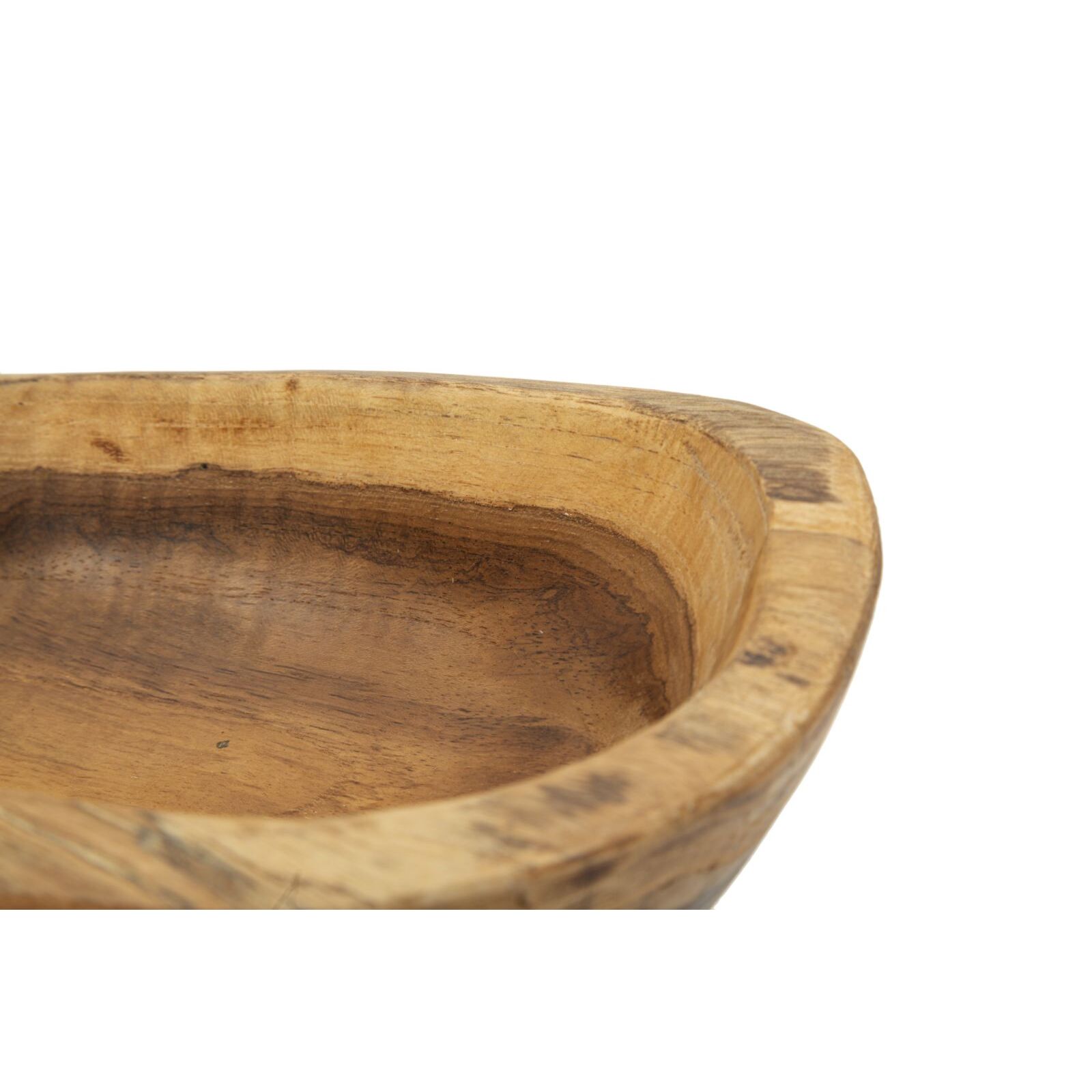 S/TASCHE SPOON IN TEAK RIC. CM 36X16X8 (PEZZI UNICI - NON RIP. IN SERIE)