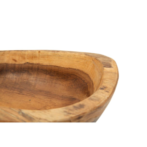 S/TASCHE SPOON IN TEAK RIC. CM 36X16X8 (PEZZI UNICI - NON RIP. IN SERIE)