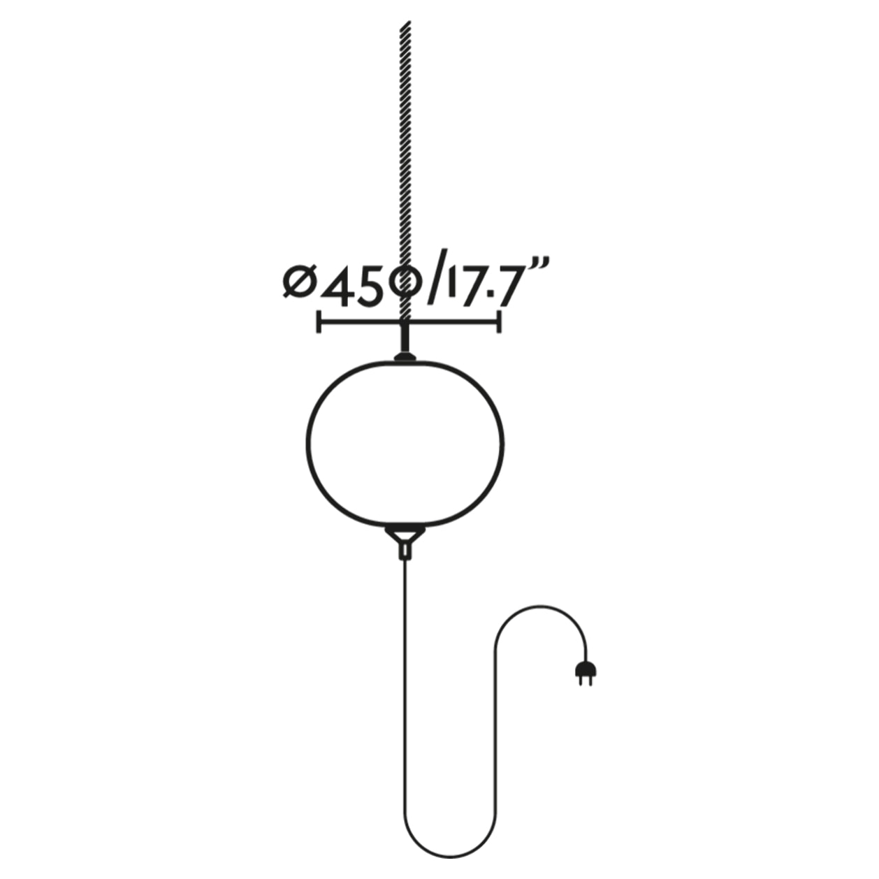 SAIGON OUT R45 Lampada portatile e sospensione grigia/bianco opaco hole cap