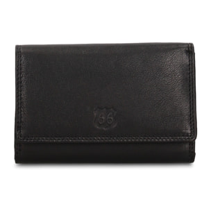 Portafoglio uomo in vera pelle - Modello Novara Lux - Casual - 15.0 x 10.0 x 3.0 cm