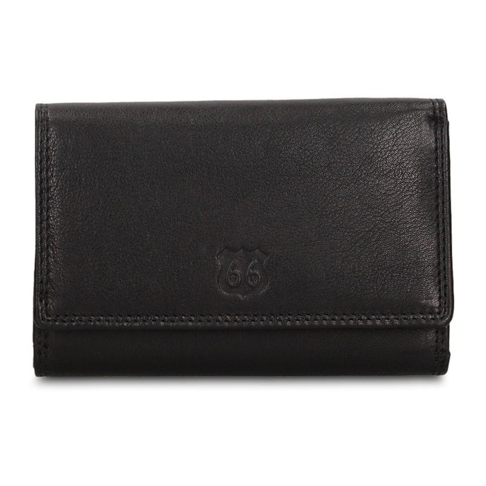 Portafoglio uomo in vera pelle - Modello Novara Lux - Casual - 15.0 x 10.0 x 3.0 cm