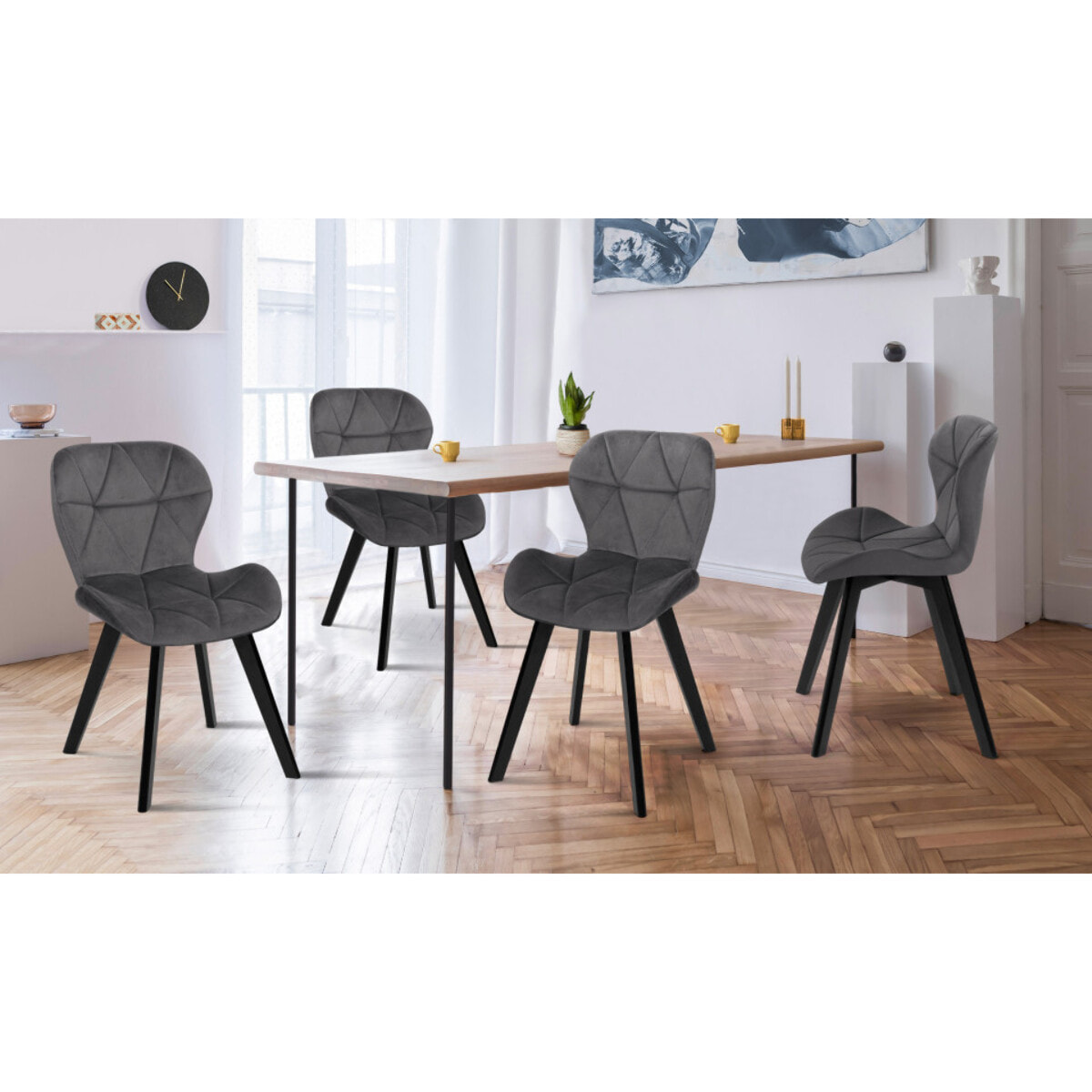 Chaises Daisy - Gris