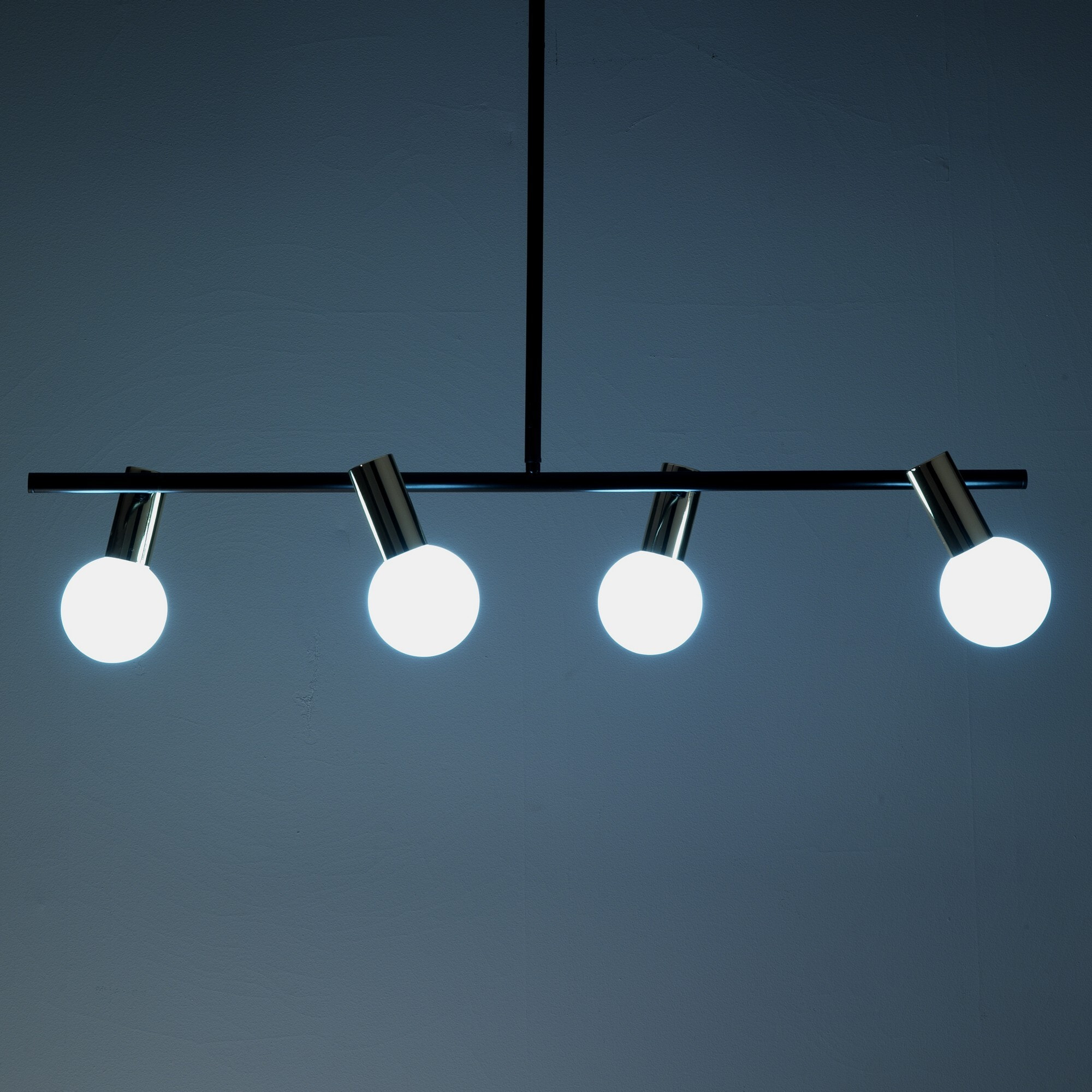 Suspension Tomasucci PARTY, en acier et verre, blanc