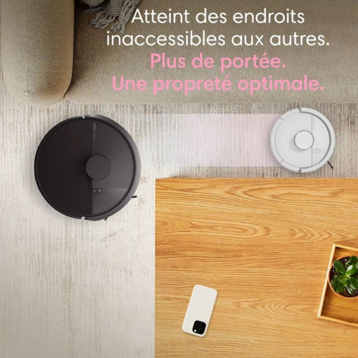 Robot Aspirateur Laveur IROBOT Roomba Mini Blanc F155240