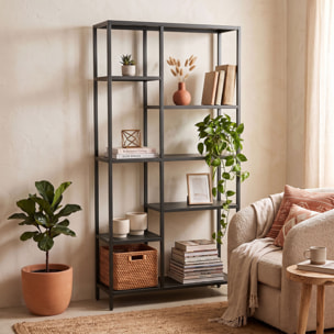 Padma - Libreria freestanding in metallo 80x30x163,5 cm