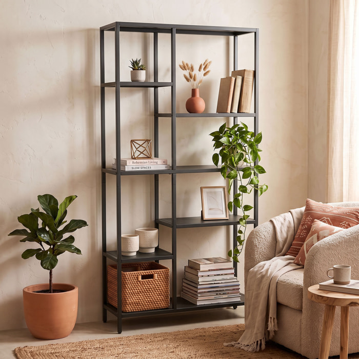 Padma - Libreria freestanding in metallo 80x30x163,5 cm