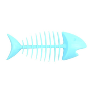 Porte Savon PVC POISSONS Bleu Clair MSV