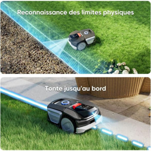 Robot tondeuse SUNSEEKER V1 sans fil périphérique, 300m² de superficie, garage, idéal petit jardin