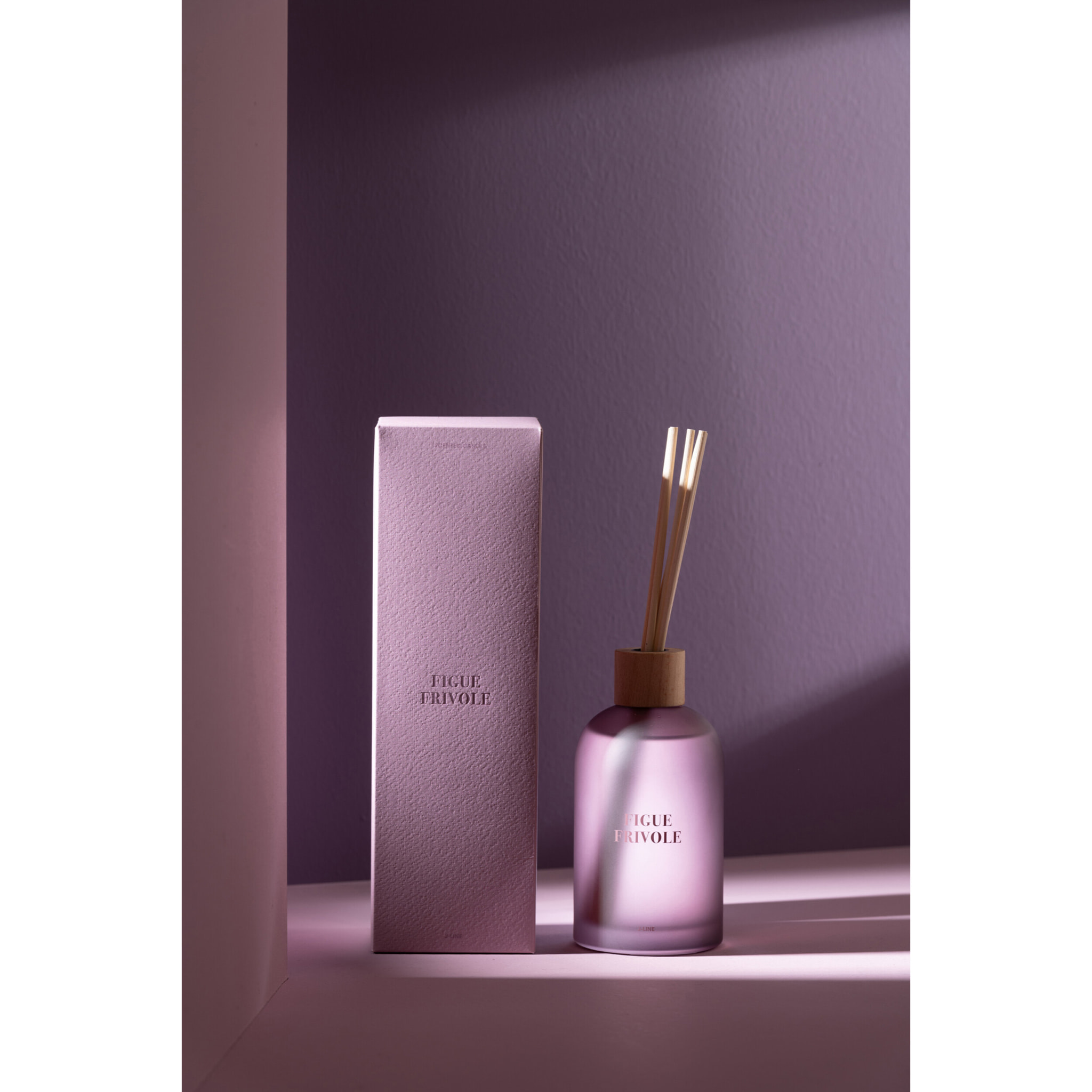 J-Line Bâtonnets parfumés Accords Essentiels - Figue Frivole - mauve - 250 ml