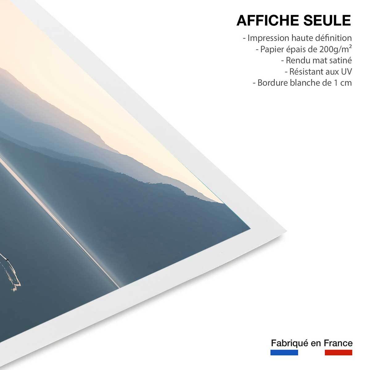 Affiche paysage crépuscule Affiche seule