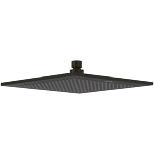 Douche de tête Universal rectangle Noir mat