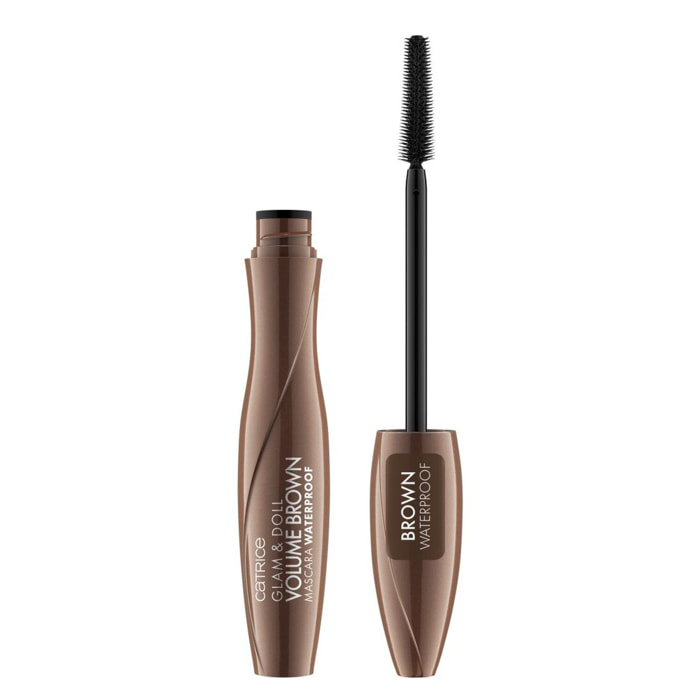 Glam & Doll - Mascara Waterproof Brun 10 ml