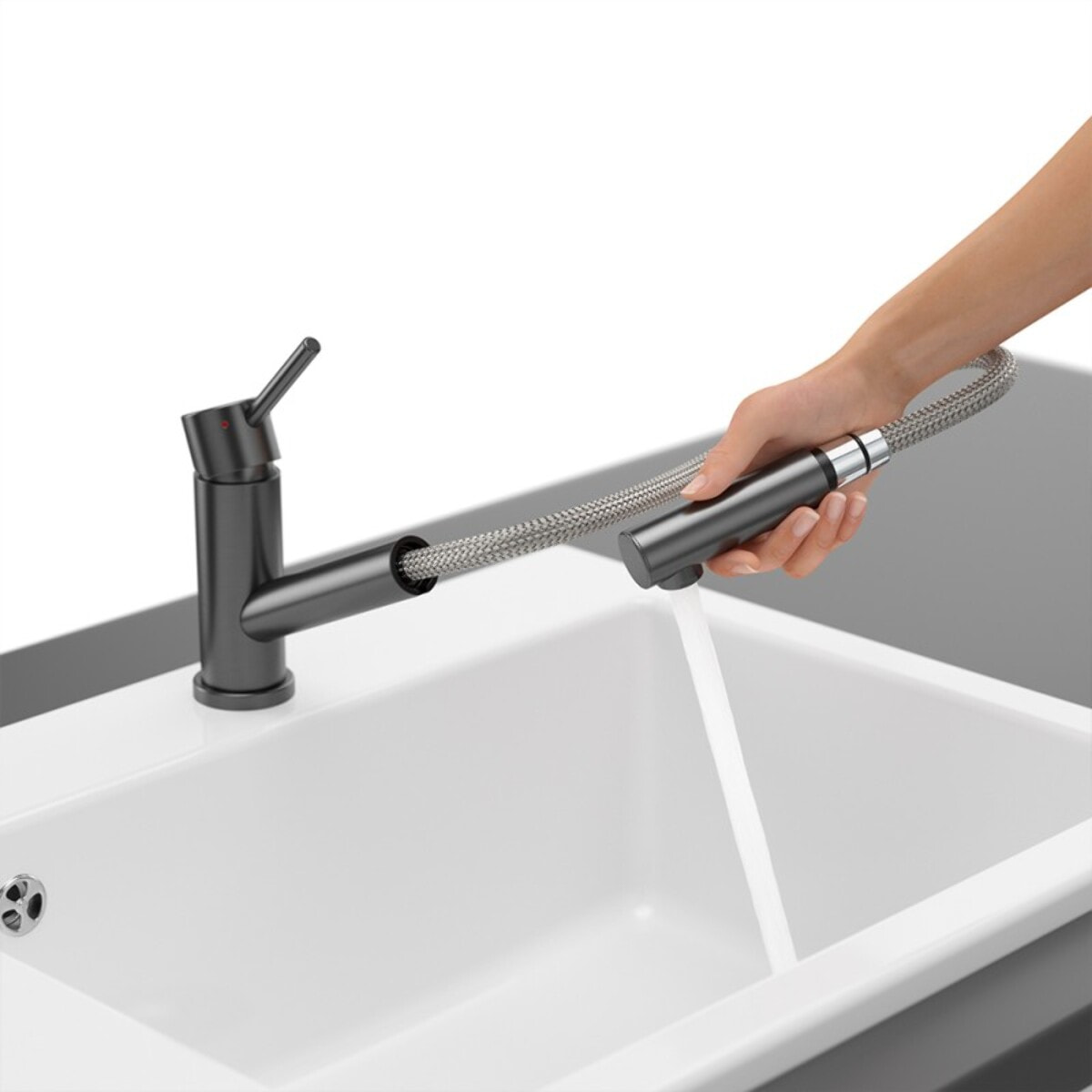 Robinet cuisine rabattable VILLEROY ET BOCH Como Shower window