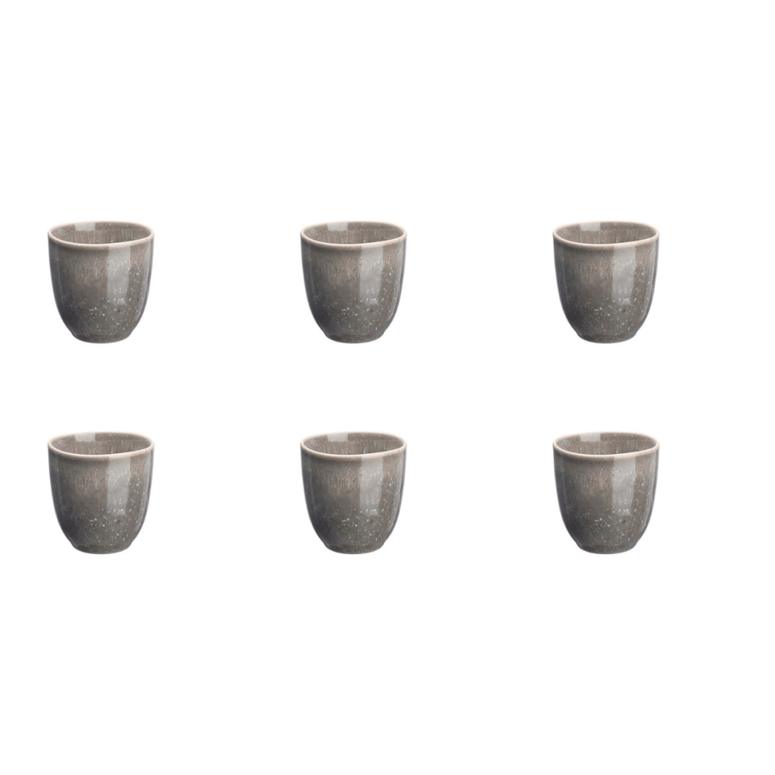 Tasse STELLAR 15cl - 6 pièces - Gris béton