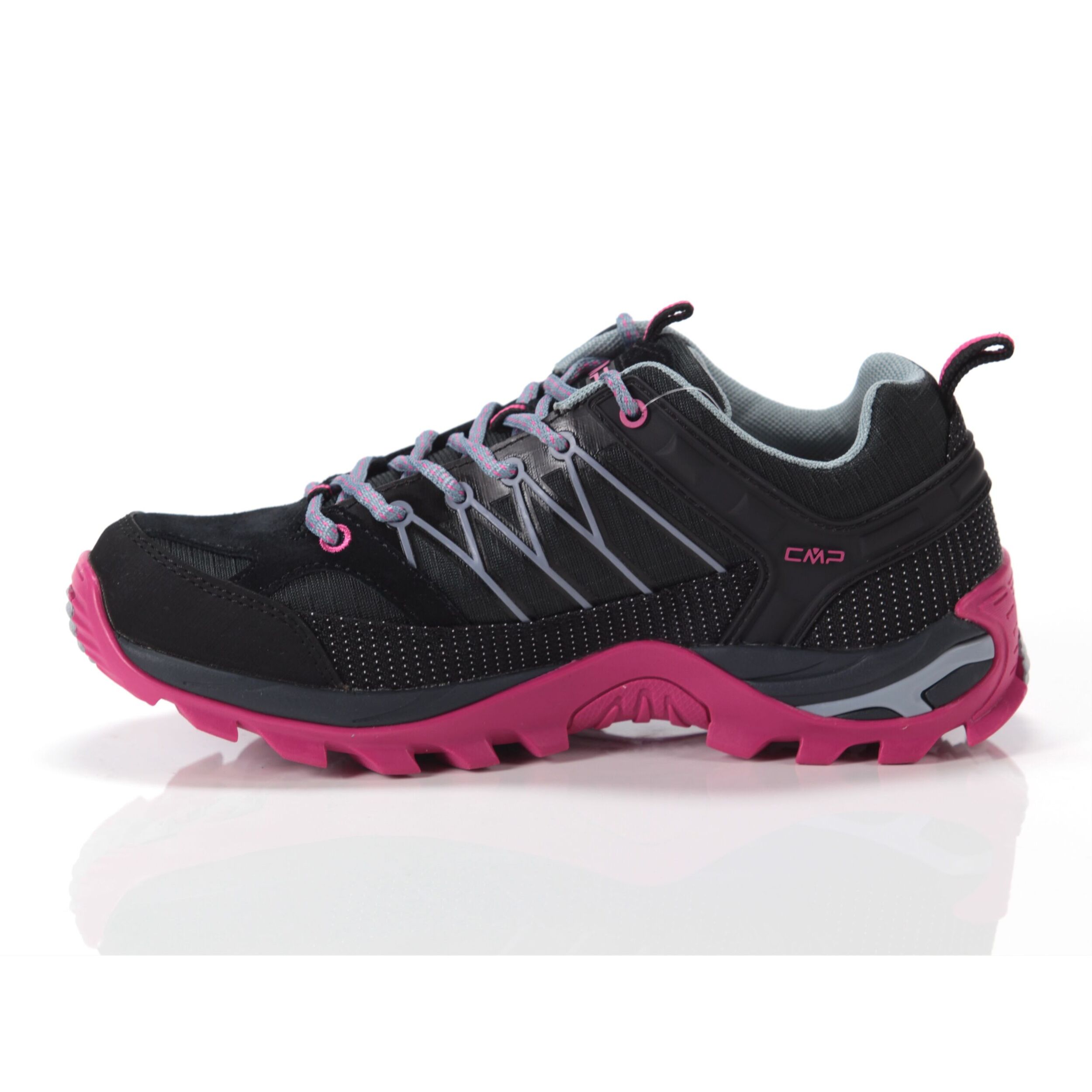 Sneakers CMP Rigel Low Wmn Trekking Wp Antracite Fuxia Nero