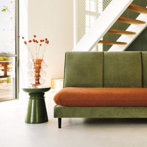 Vase « Double » Atmosphera x matali crasset H36cm en verre ambre