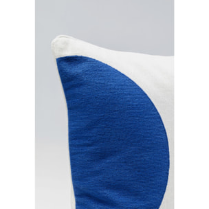 Coussin Forma bleu et blanc Kare Design