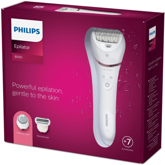 Epilateur électrique PHILIPS Series 8000 BRE730/10