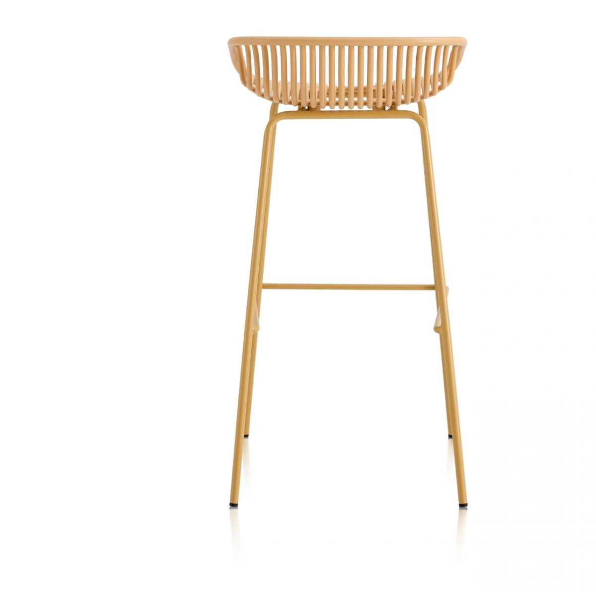 Pack 4 taburetes altos en tono arena 88x47 cm Ari Arena