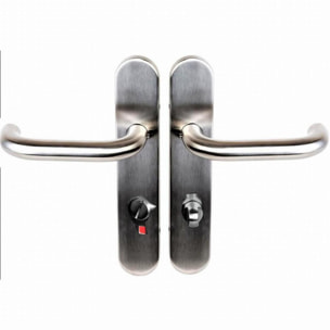 Paire plaques WC avec voyant INOX IMPORT - 945