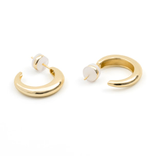 Pendientes Reya acabado oro amarillo 18k