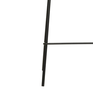 Lot de 2 Tabouret de bar Vladi beige 43,5x41,5cm