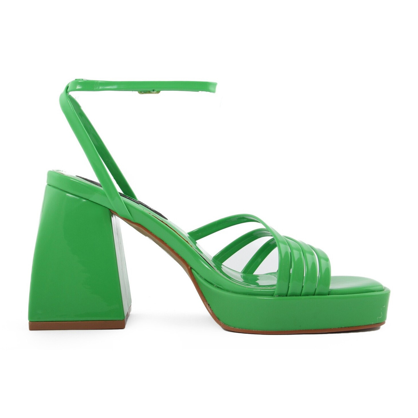 Sandali Donna colore Verde-Altezza tacco:10cm