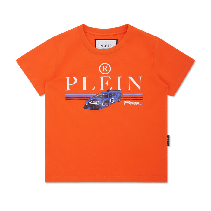PHILIPP PLEIN T-Shirt Round Neck Ss RACING