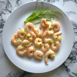 2 x Crevettes Décortiquées Herbes - 2x180g - France - Maison Blanc
