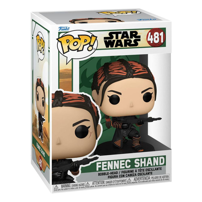 Star Wars The Book Of Boba Fett Pop! Tv Vinile Figura Fennec Shand 9 Cm Funko