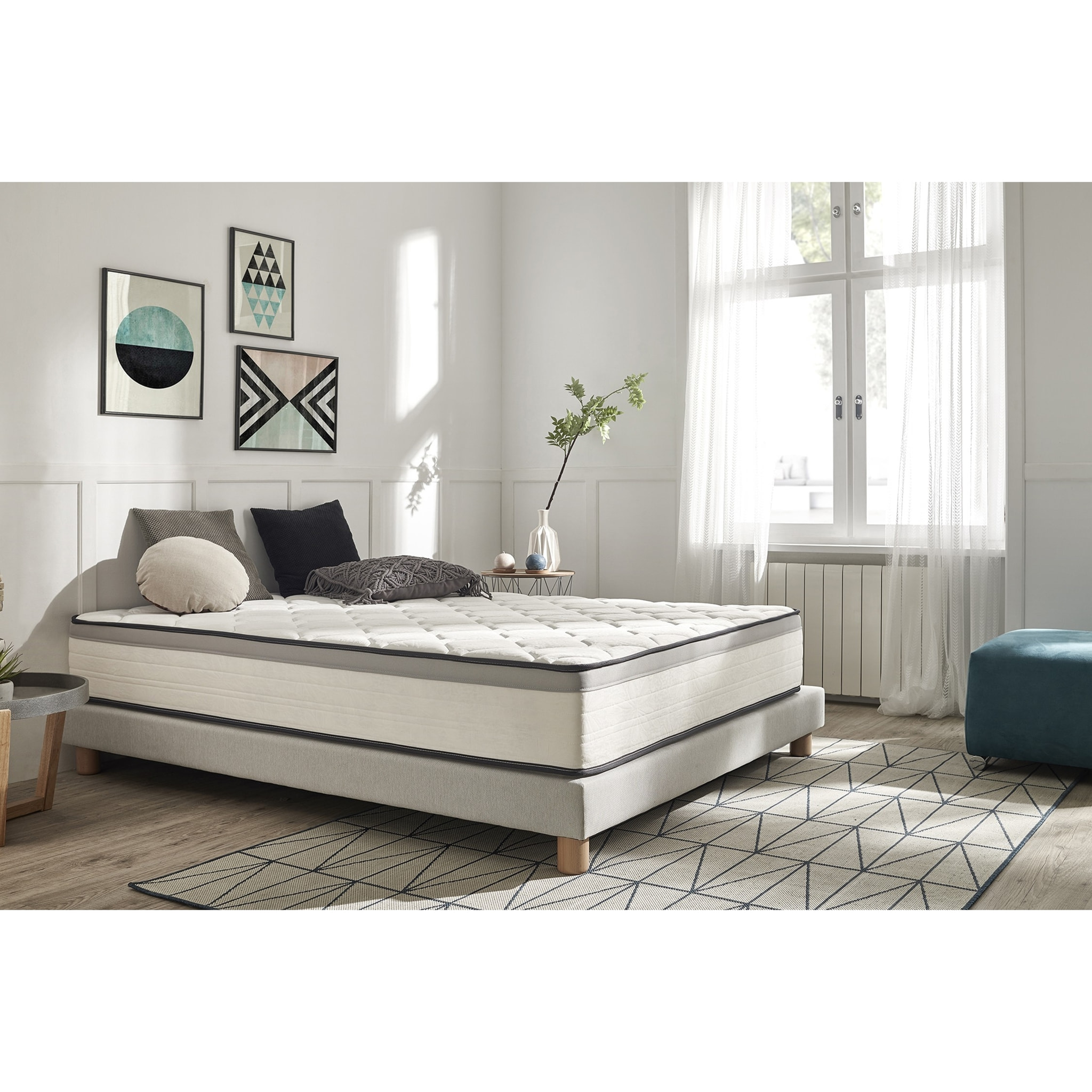 Matelas Premium Hotel Edition - Viscoélastique -Épaisseur +/- 30 cm, 2 places - Moonia