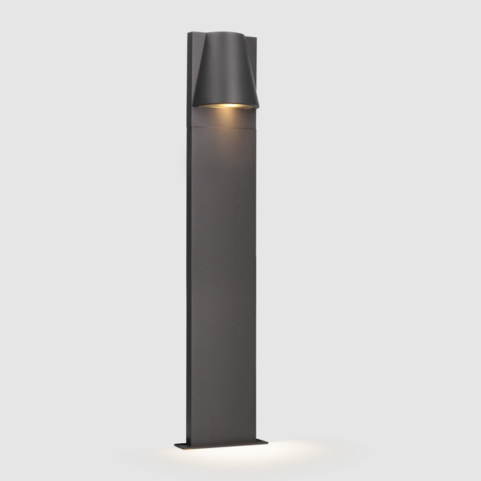 Forlight Kala - Baliza Exterior De 80Cm, Baliza De Jardín Con Ip44 Para Exteriores, Poste