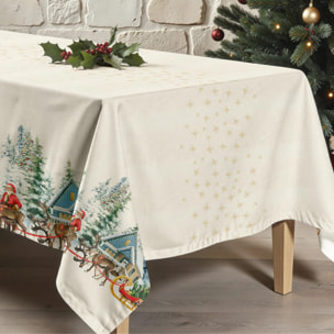 Nappe anti-taches Christmas landscape 101