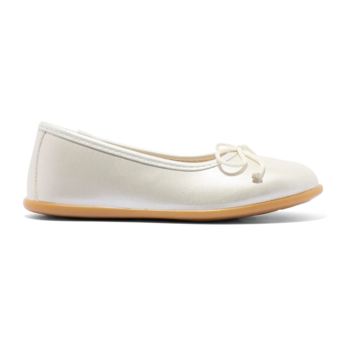 Ballerine bianche con lacci per ragazze