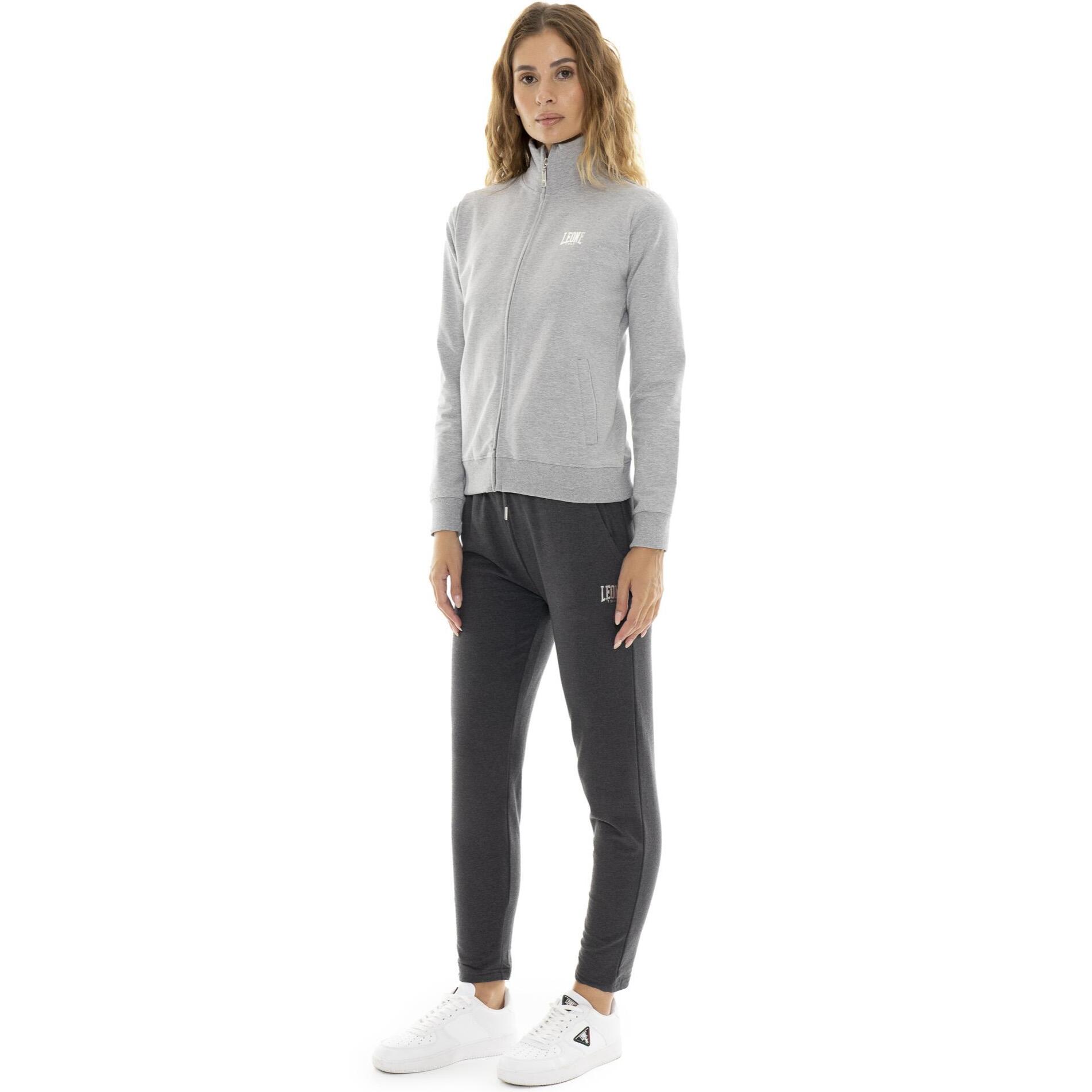 Tuta da donna invernale con colletto e zip "Silver"