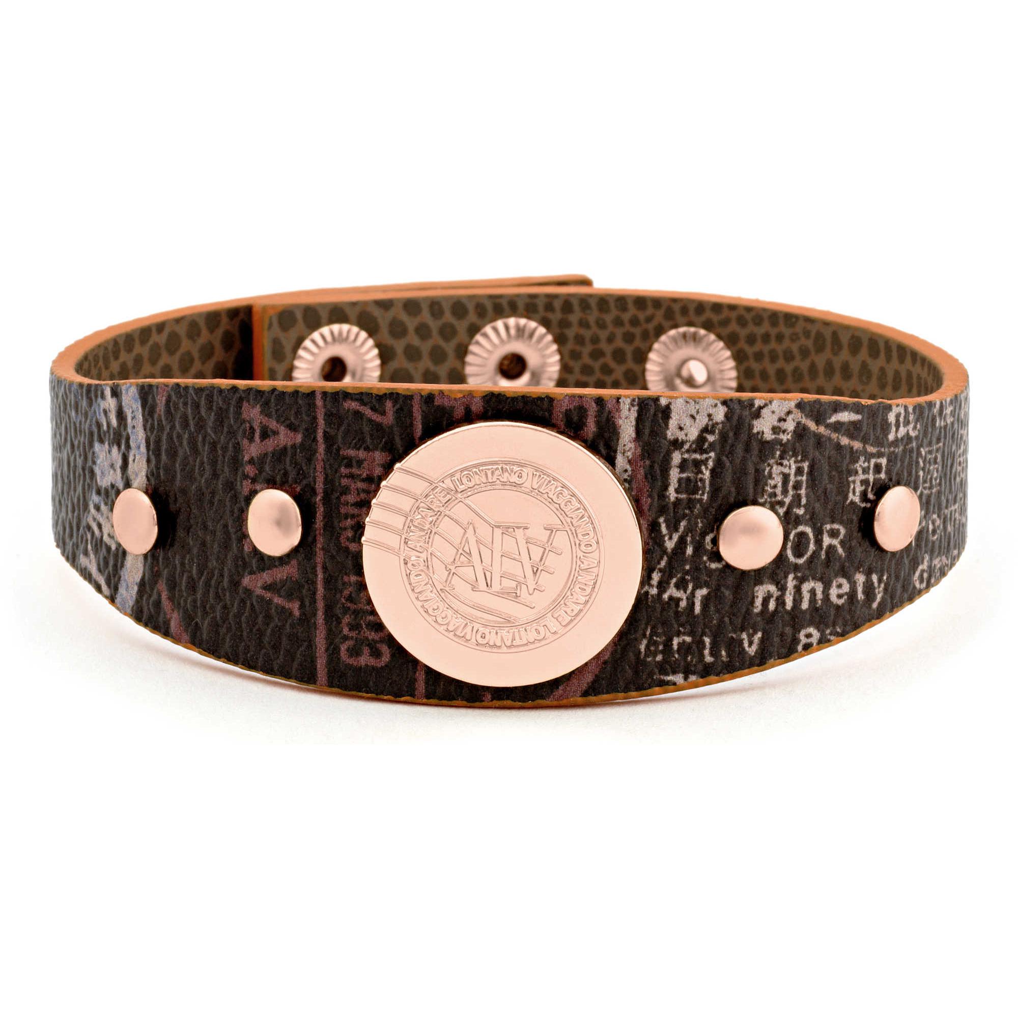 Bracciale ALV By Alviero Martini Pelle Nero