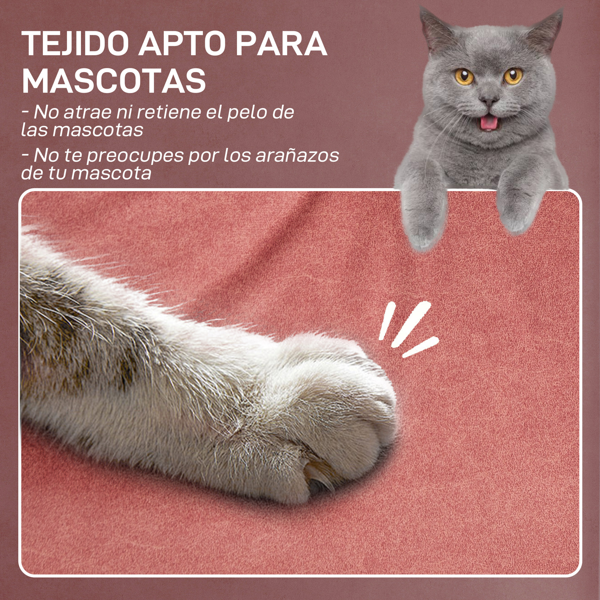 Sillón Relax Reclinable Eléctrico Sillón Reclinable Silencioso con Función Memoria Reposapiés Mando a Distancia Bolsillos Laterales Tela Apto para Mascotas para Dormitorio Salón Naranja