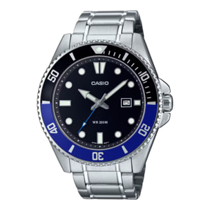 Reloj Casio MDV-107D-1A2VDF Hombre Analogico Cuarzo con Correa de Acero inoxidable