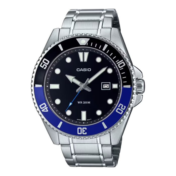 Reloj Casio MDV-107D-1A2VDF Hombre Analogico Cuarzo con Correa de Acero inoxidable