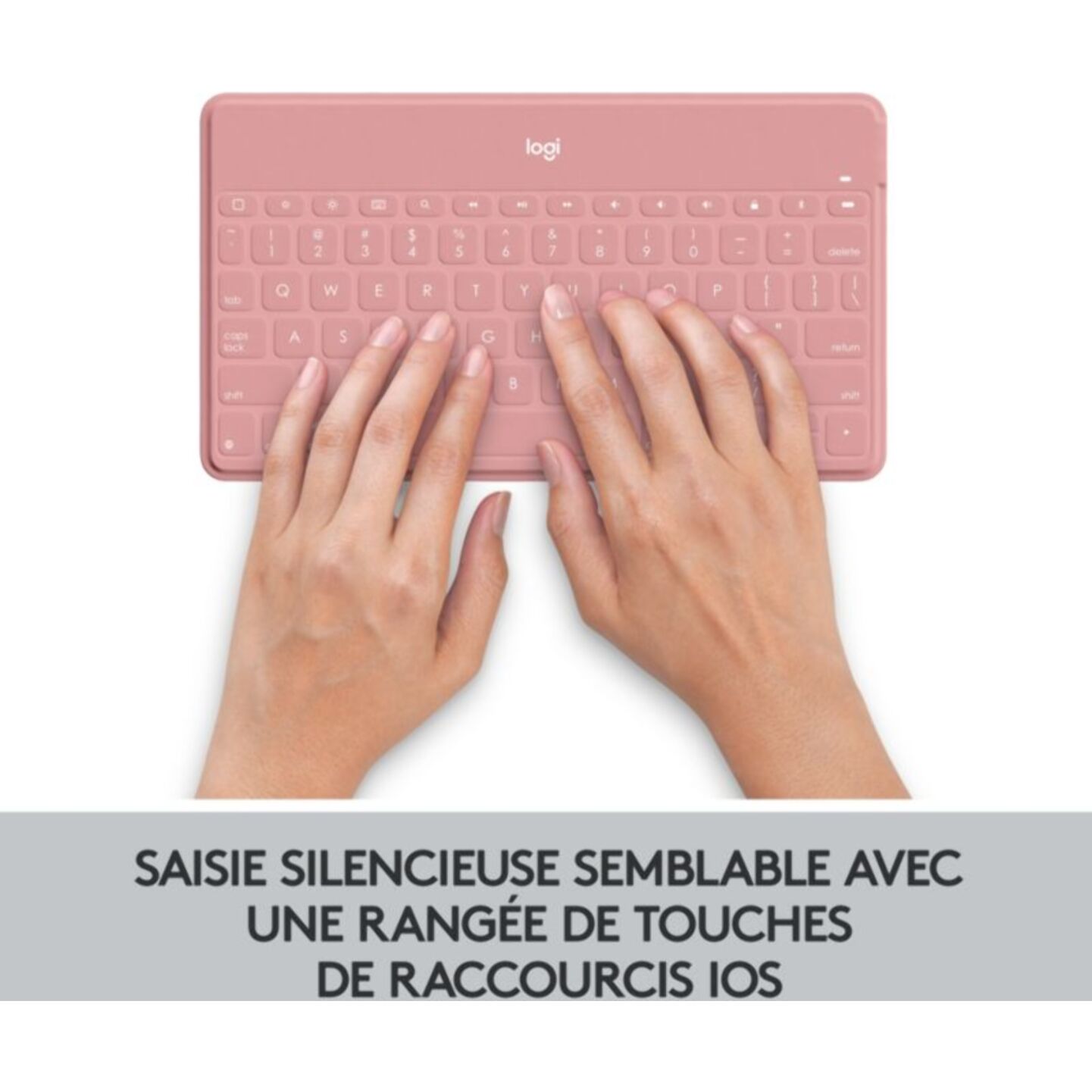 Clavier sans fil LOGITECH Keys-To-Go - Rose