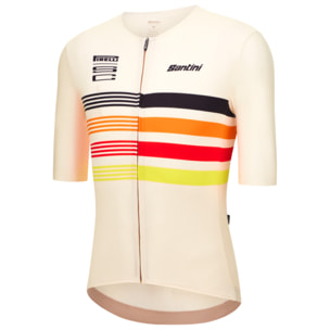 Pirelli Sport Club - Maglia Unisex Tape - Bianco - Unisex