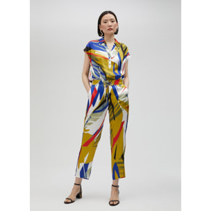 Camicia stampa tropicale