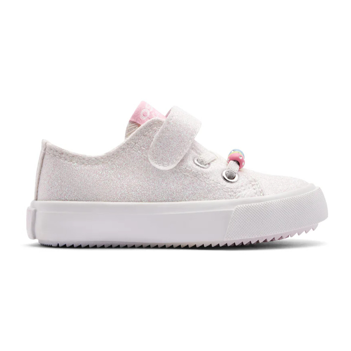 Zapatillas Bajas Niños Estampado Glitter con Cuentas
