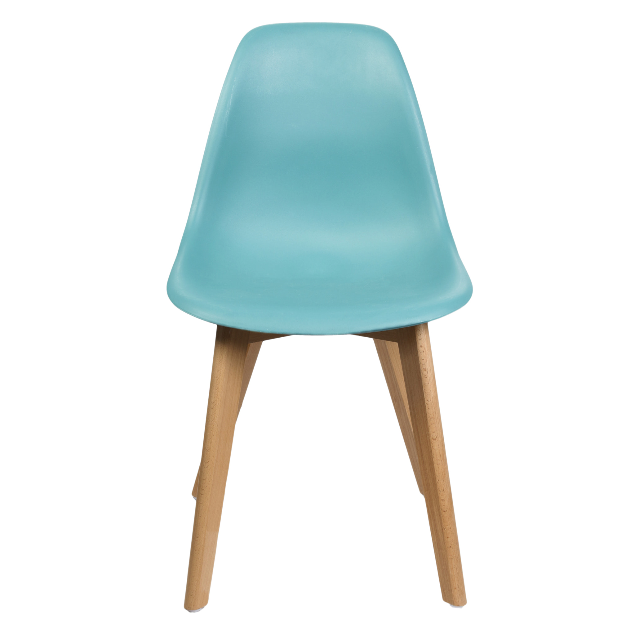 Chaise Scandinave Coque Bleu Celadon - Lot De 2
