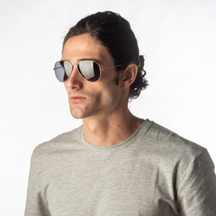 Gafas de sol OCEAN BANILA - Plata + ahumado