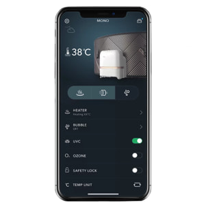 Spa gonflable connecté rond Ø 173cm NAVAL - 6 places