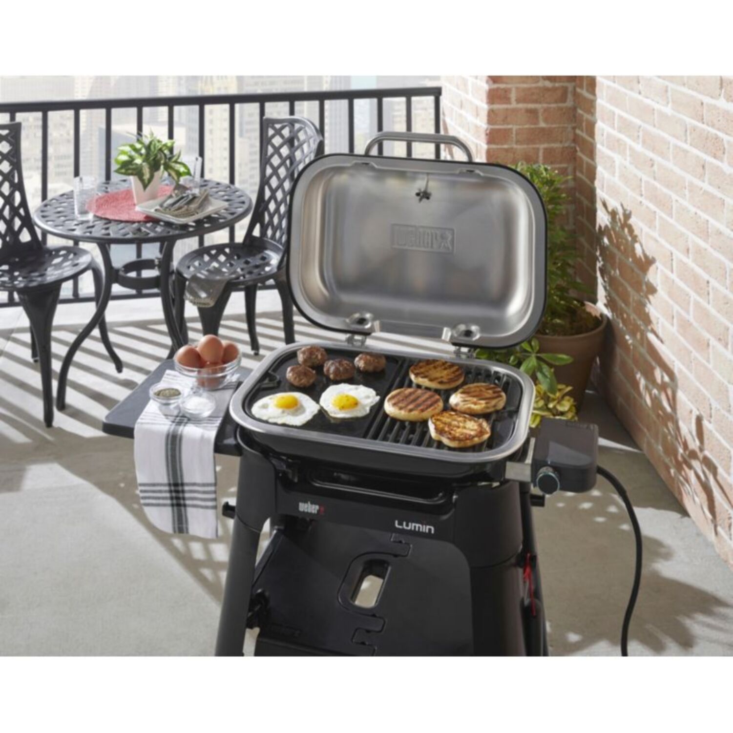 Plancha pour barbecue WEBER plancha pour Lumin Compact